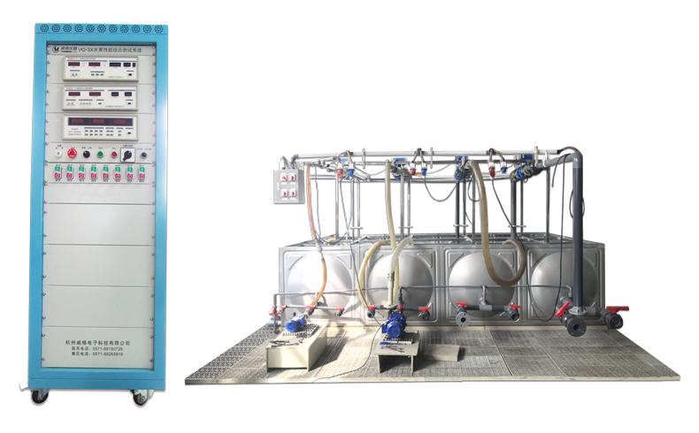 威格污水泵出廠測試系統(tǒng) 綜合性能試驗設(shè)備 水泵測試臺架插圖